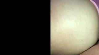 french amateur slut clothed in black white pink satin panties fucks deepthroat ass to mouth sextoys