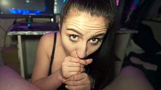 hey, this hungry teen 18+ is sucking me off under the desk right now!