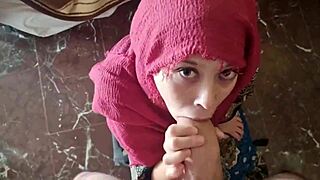 Muslim Teen Sucks Big Cock Eagerly