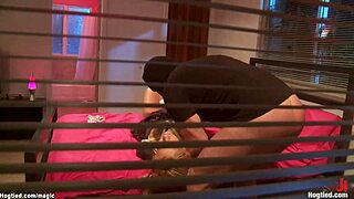 I hogtied and banged that blond student roughly.