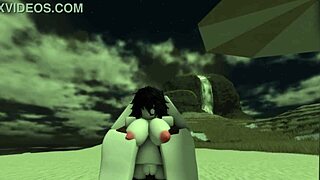 Woman relaxing on the beach