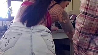 i got my ass wrecked by the gardener with anal creampie