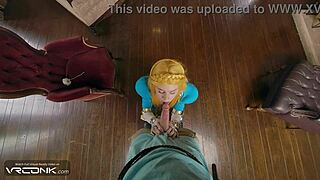 I conked princess zelda and came in her wet pussy in vr