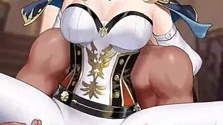 Genshin impact jean engages in detailed hentai sex scenes