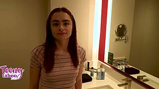 Stepdad CUMS in 18yo Reese Robbins during bareback session