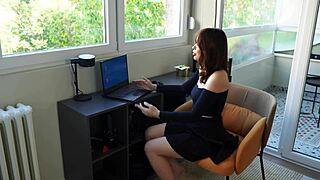 stepmom broke my laptop just to fuck me in every position with her tight pussy