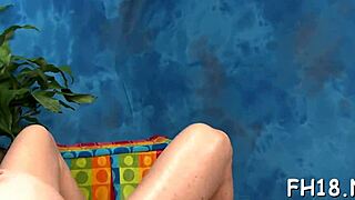 Oiled Teen Massage Turns Into Hardcore Blowjob Porn