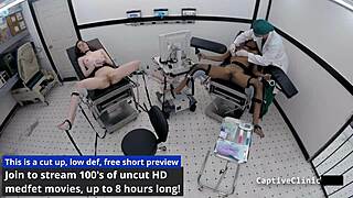 i'm in the lesbian torment clinic with lilly lyle and nikki star in latex