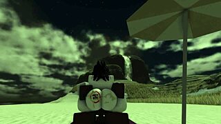 Woman relaxing on the beach