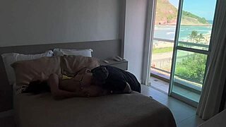 Hey, I woke up the tourist with some tasty oral and then slid my hard cock deep inside her for passionate riding