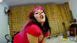 Crazy teen 18+ ginger roze squirted while fingering her pussy and ass fucked hardcore