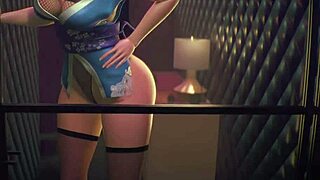 Hinata animation slut gets big tits drilled hard