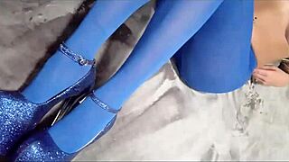 Preview - 20 minutes MILF chat with pigtails, pantyhose, big tits