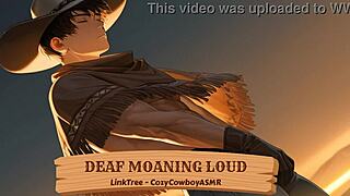 Deaf person moaning loudly during an orgasmic experience