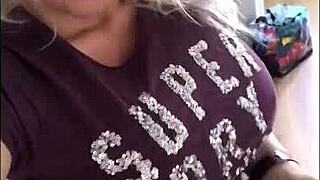 sophie james enjoys private moments at home alone