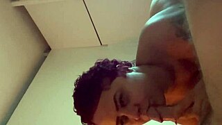 Sucking big dick intensely for five minutes on live