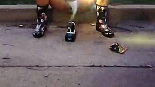 beautiful milf shows big natural tits and clit