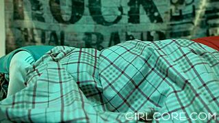 Girlcore Nerdy Lesbians Blinded by Science & Hot Virtual Milf