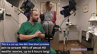 dr tampa examines kalani luana's spreading ass during yearly physical in florida