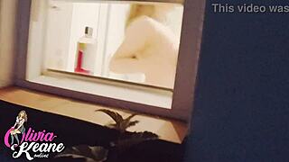 you watch your neighbor shower, what happens next?