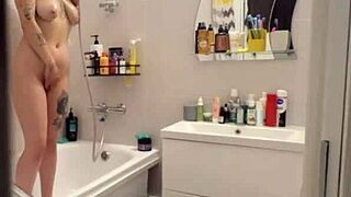 Caught in the bathroom with my girlfriend, feeling exposed and excited