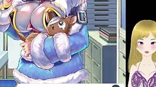 Anime girl getting her big tits fondled and lactating