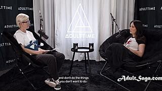 cute pornstar jane wilde candid interview during casting session