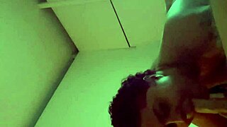 Sucking big dick intensely for five minutes on live