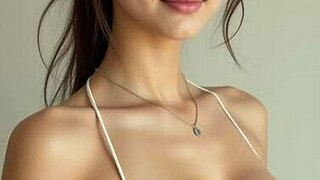 Thai girl nice dress beautiful scene