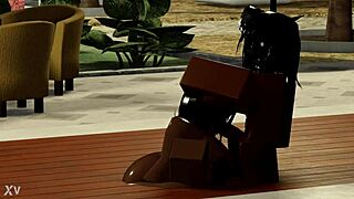 Roblox Porn Featuring Deepthroat Blowjob Scenes with Virtual Characters