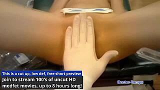 dr tampa performs the sisters first gyno exam with angel santana and aria nicole