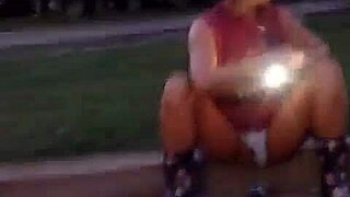 beautiful milf shows big natural tits and clit