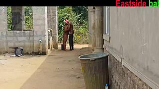 Let's fuck this African babe in the bath with chubby ebony girlfriend