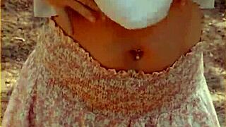 Wife Exposes Tits Outdoors