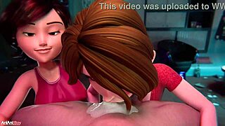 feeling deepthroat and cumshot from milf mother in law