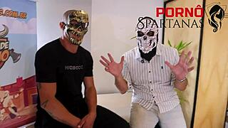 Gaby Gave A Pussy Beating To Spartano Akillies In The Interview