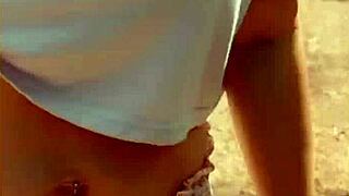 Wife Exposes Tits Outdoors