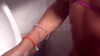 Wife Gives Ass To Guy In Restaurant Bathroom