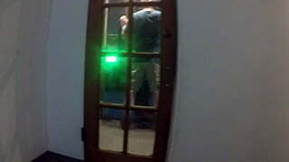 Gigi Breeze sucks cock in glory hole rear hardcore action