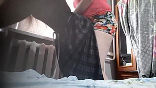 Stepsister tries strapon before first guy