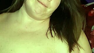 Hairy pussy filled with cum in her beaver