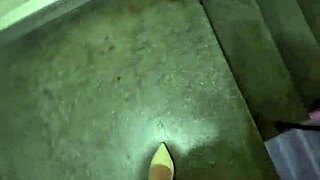 Shemale Ting Xuan WALKS OUTSIDE to PEE, then MASTURBATES and CUMS on her thigh.