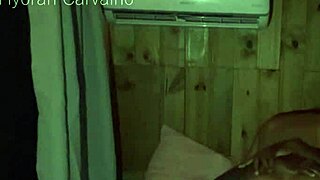 amateur gringa rides big black cock bareback in sheer top