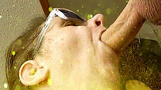 sensual sexy deep throat on 8 uncut cock