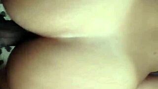 Latina with big ass bends over for doggystyle fucking