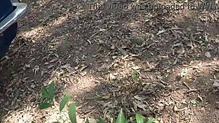 Milf Gets Sensual Creampie Voyeur