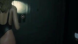 Topless Fitness Claire Redfield