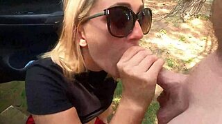 Slutty Hotwife Goes Dogging In Her Car And Meets A Stranger