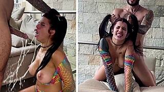 Submissive Slut With Big Tits Humiliated And Creampied