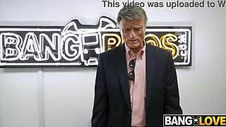 Valerie's comeback with Valerica Steele and Johnny Love in POV blowjob